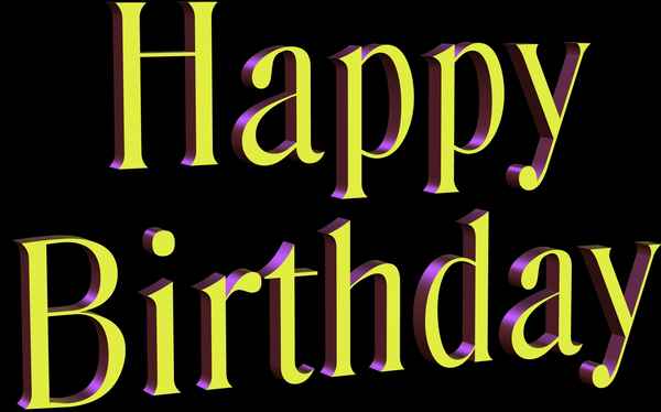 Happy Birthday