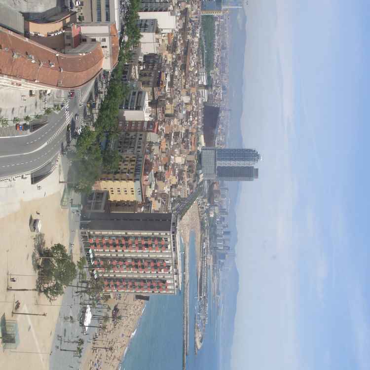 Blick auf den Hafen von Barcelona