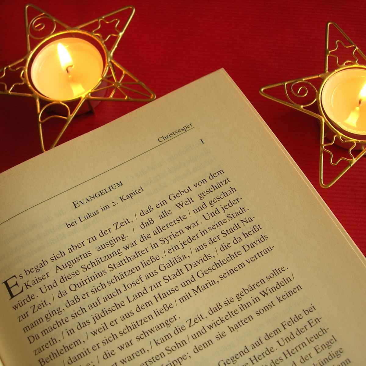 "Es begab sich aber zu der Zeit..." - die Weihnachtsgeschichte