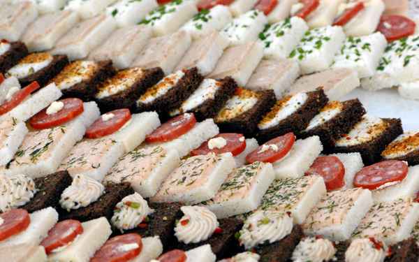 Kleine Snacks schön bunt