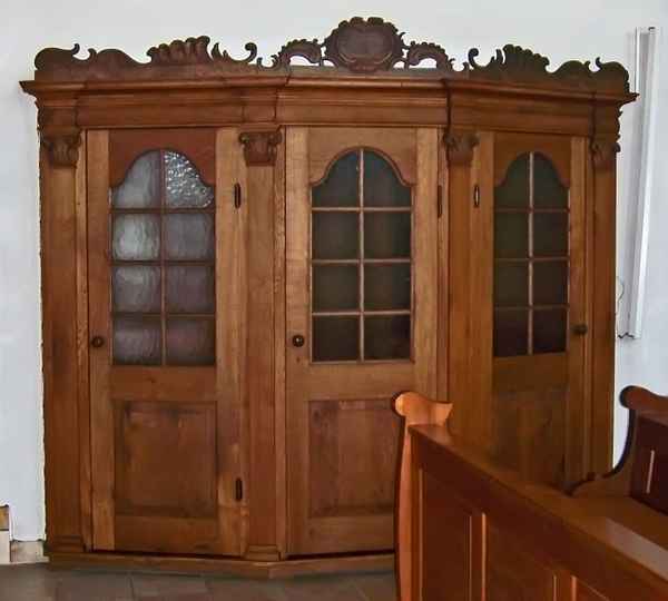 Beichtstuhl in einem Kloster