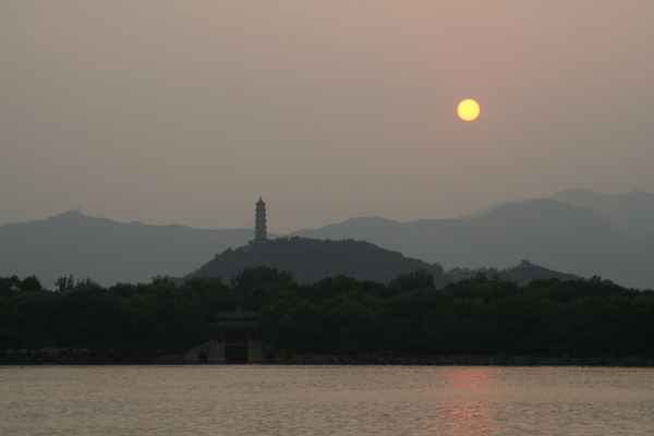 Abendstimmung am Sommerpalast