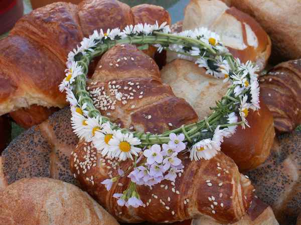Frühstück im Garten