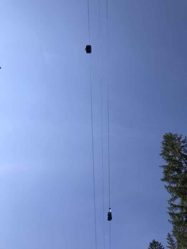 Wankbahn in Garmisch-Partenkirchen von unten / Foto: Alexander Hauk