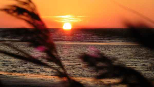 Sonnenaufgang an der Ostsee in Hou, DK