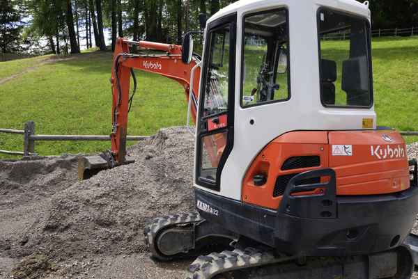 Minibagger, Baumaschine