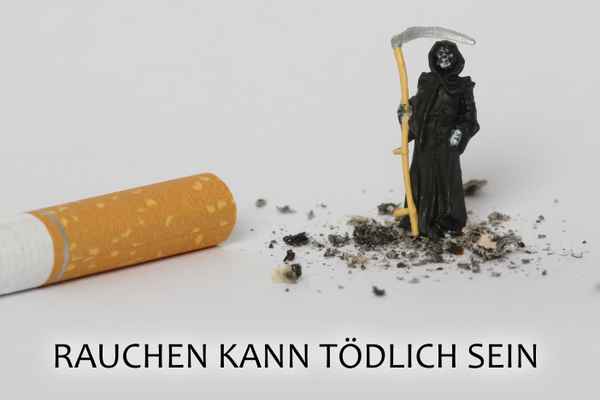 Rauchen kann tödlich sein