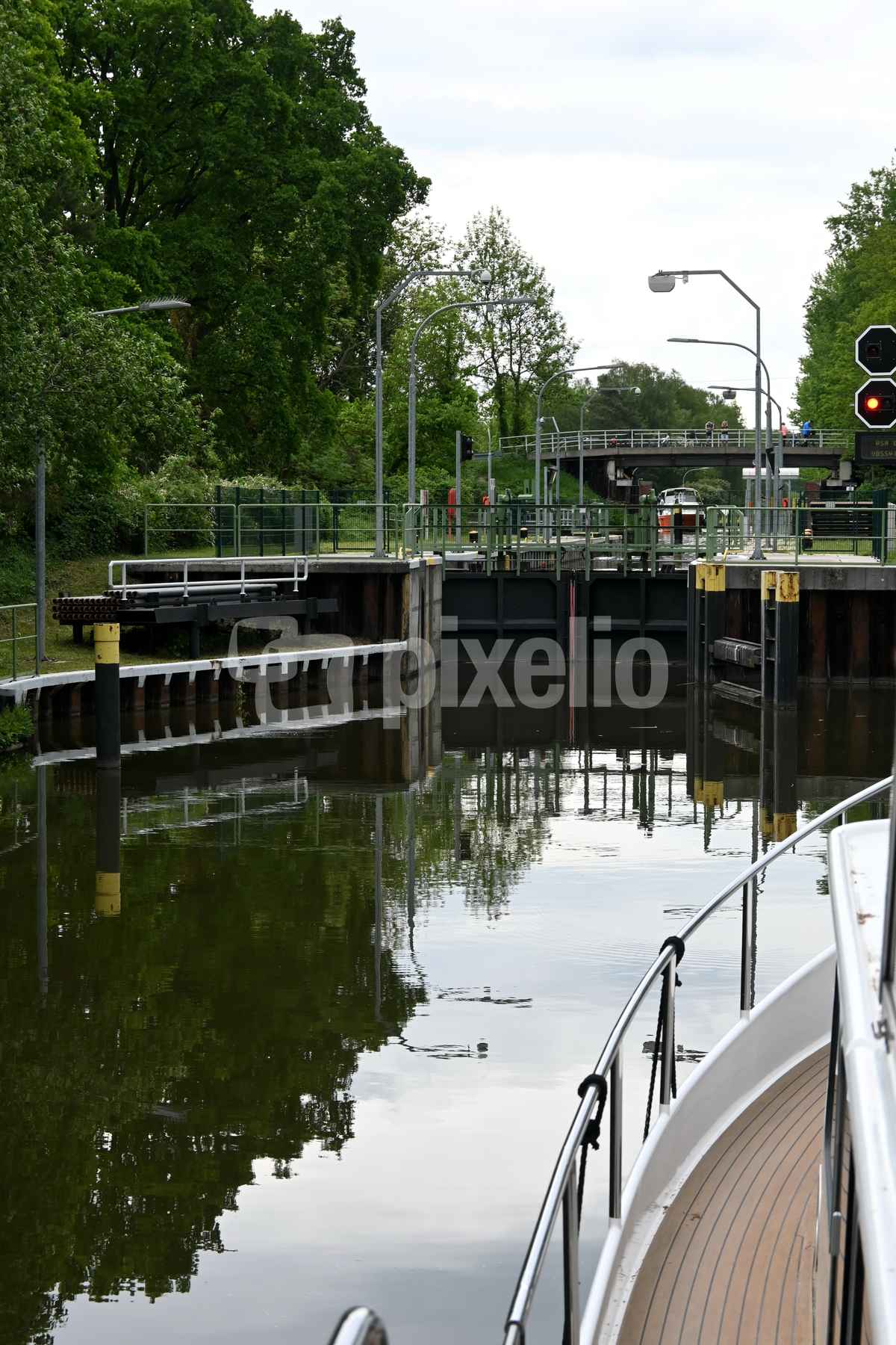 Schleuse belegt