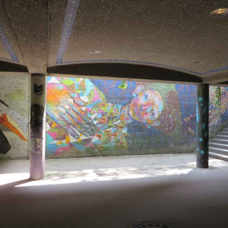 Unterf&uuml;hrung beim Friedensengel 2. Foto