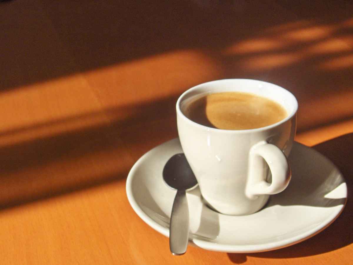 espresso in the sun