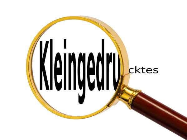 Kleingedrucktes