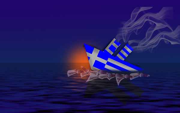 griechenland versinkt in den schulden