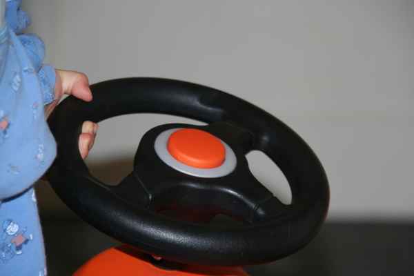 Lenkrad eines Spielautos