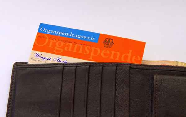 Organspendeausweis 2