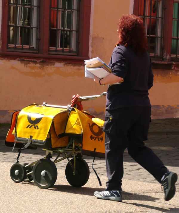 Die Post ist unterwegs