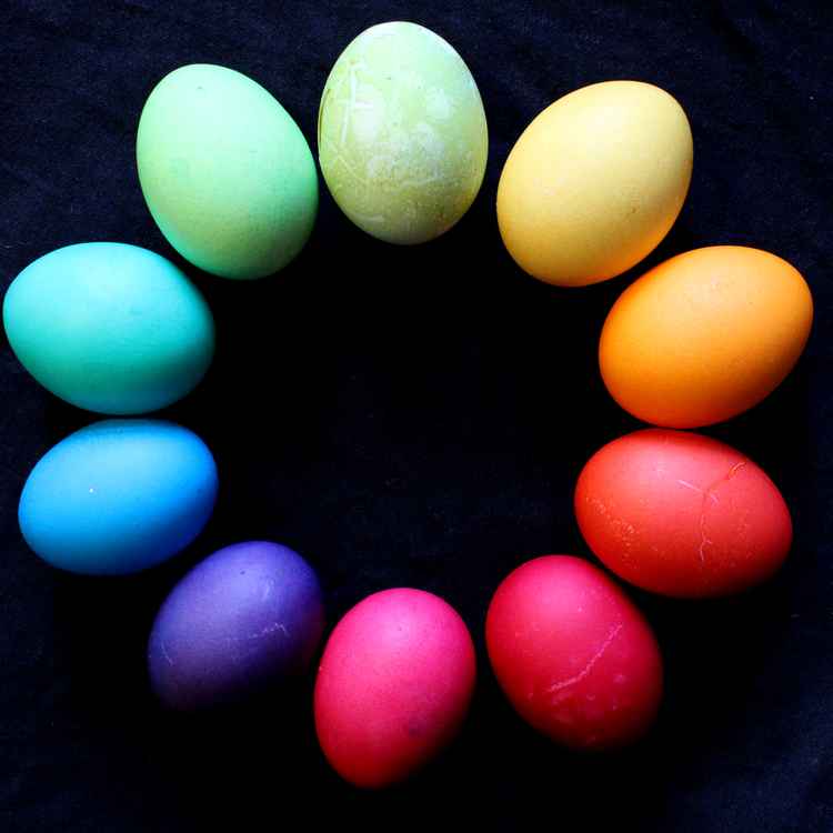 Bunte Ostereier