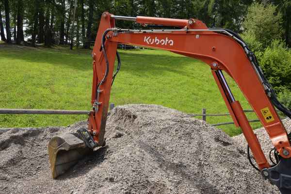 Minibagger, Baumaschine