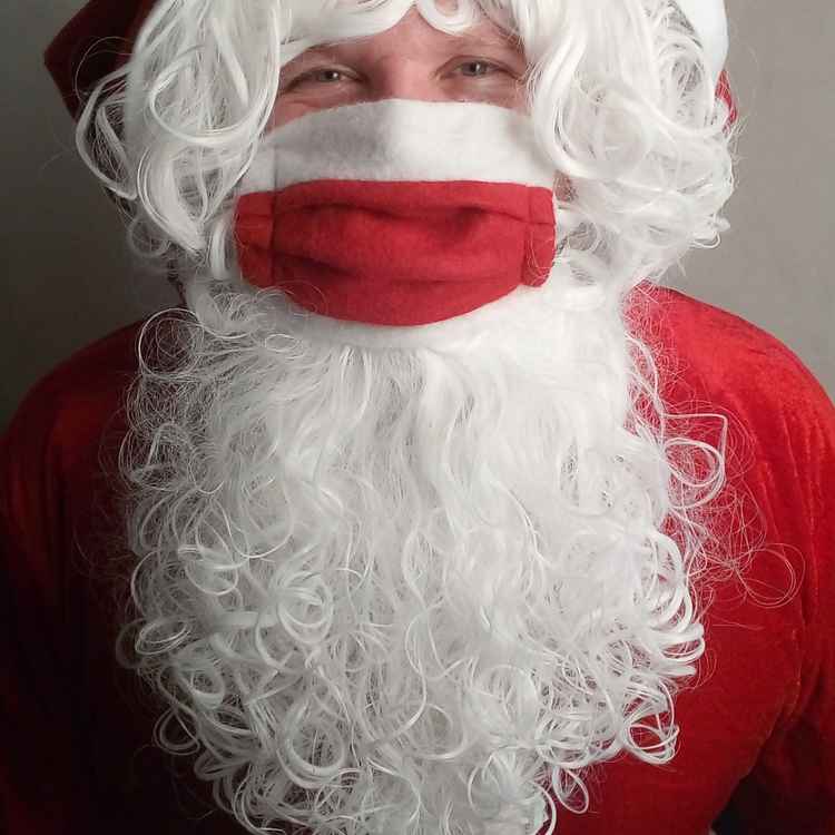 Santa mit Maske 3