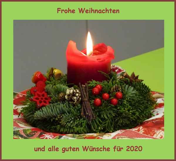 Weihnachts- und Neujahrswünsche
