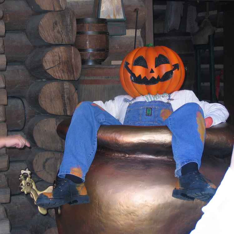 Halloween Kürbismann