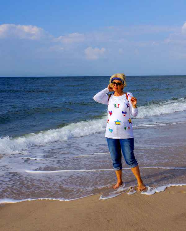 Gesunde Meeresluft am Strand