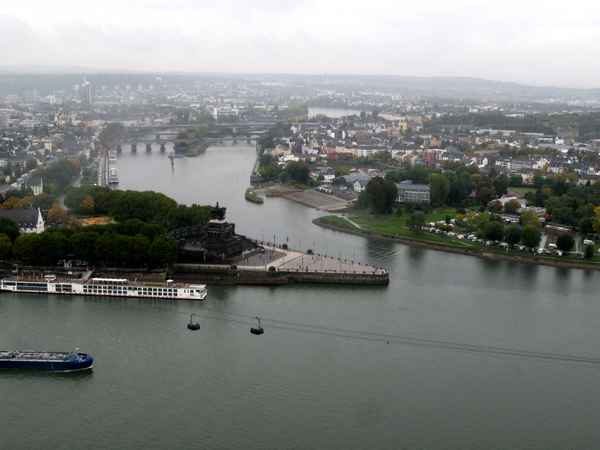 Deutsches Eck mit Reiterstandbild