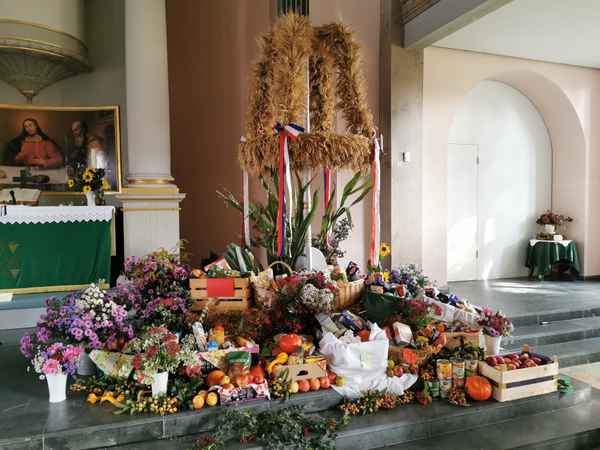 Erntedank in der Kirche
