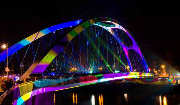 Luminale 2014 - Osthafenbrücke