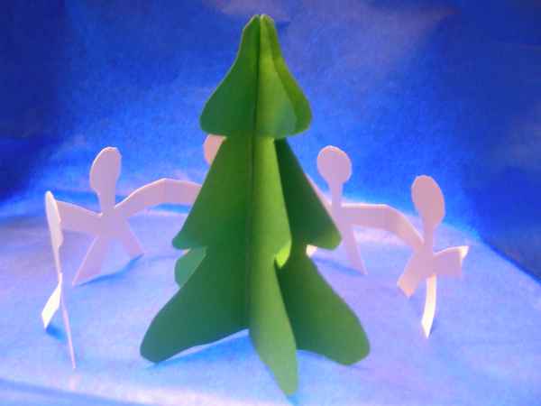 Papierkette - Oh Tannenbaum