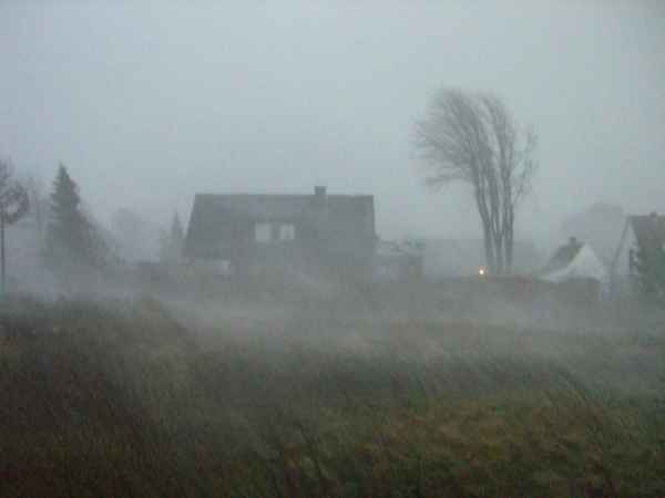 Sturm in Rheine