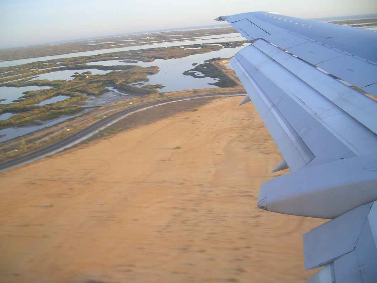 landing in Faro portugal