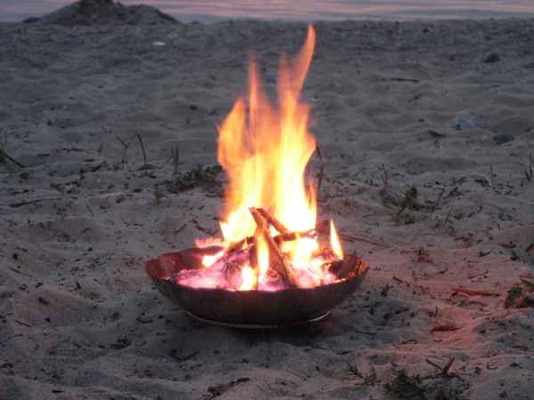 Feuer am Strand