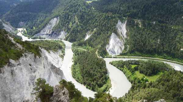 Sicht von der Plattform