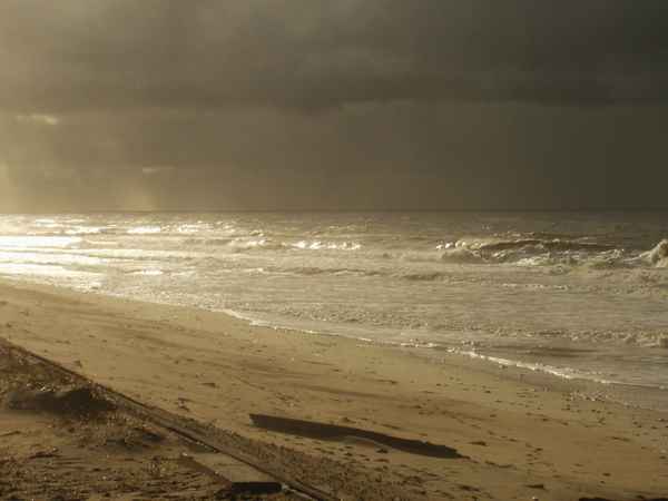 Nach dem Herbststurm an der Nordsee