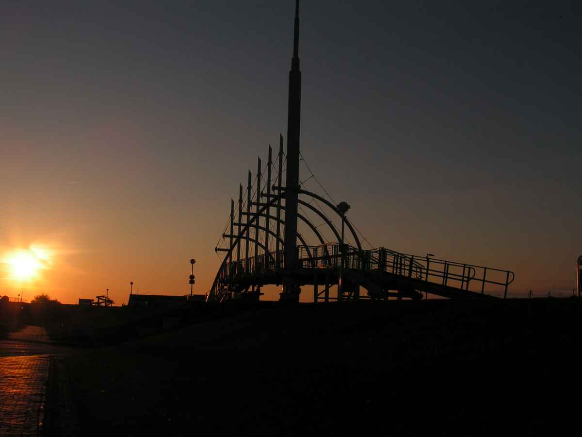 Bensersiel Hafenbrücke