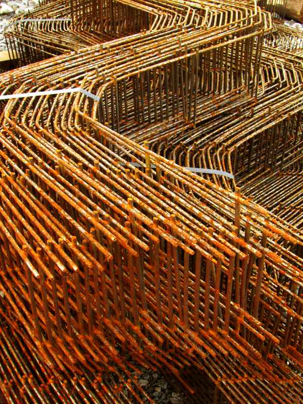 Baustahlmatten verformt