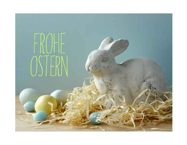 Frohe Ostern . . .