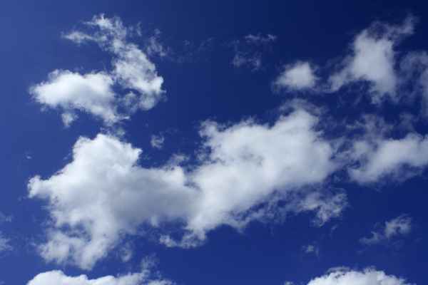 Wolken ziehen vorüber