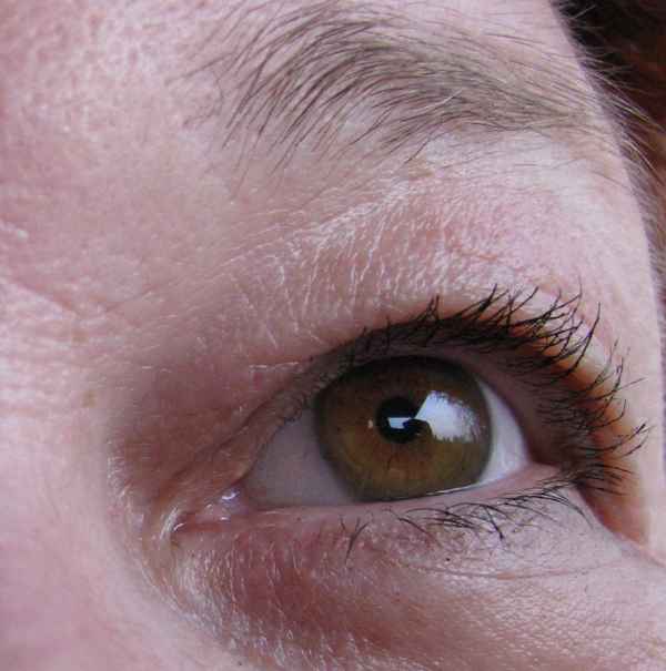 braunes Auge