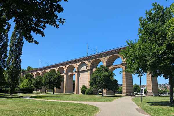 Eisenbahn Viadukt in Bietigheim-Bissingen