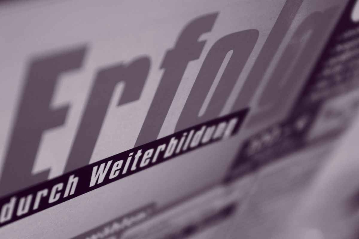 Erfolg durch Weiterbildung