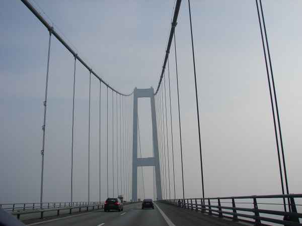 Brücke über den großen Belt in DK
