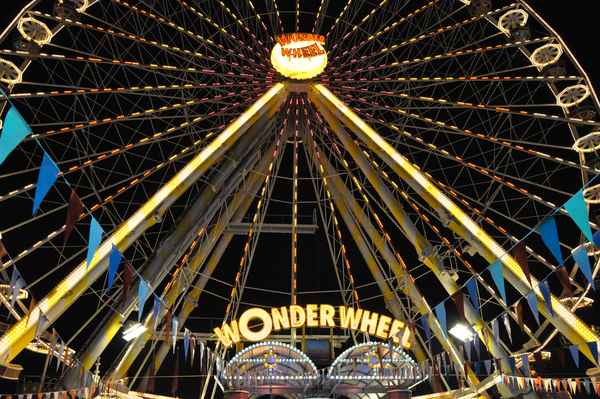 Riesenrad im Lichterglanz