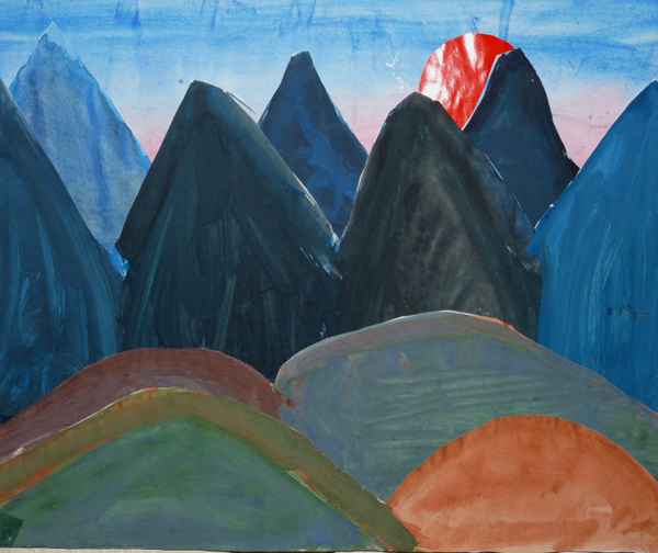 Berglandschaft (Kind 9J)