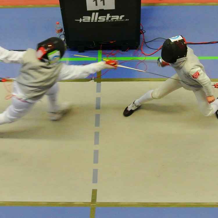 gefecht beim florettfechten