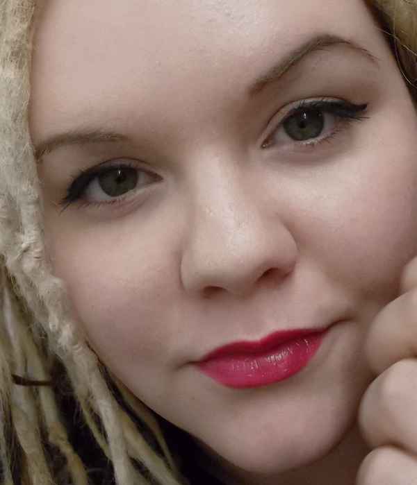 Selbstportrait, geschminkt