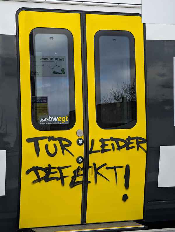 Tür leider defekt