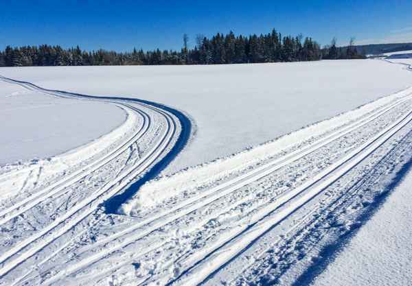 Langlauf-Loipe im Schwarzwald 07