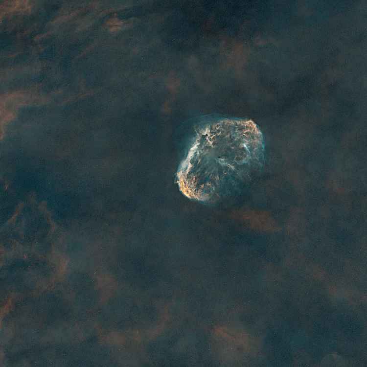 NGC 6888 180 Minuten -H-Alpha+OIII+SII