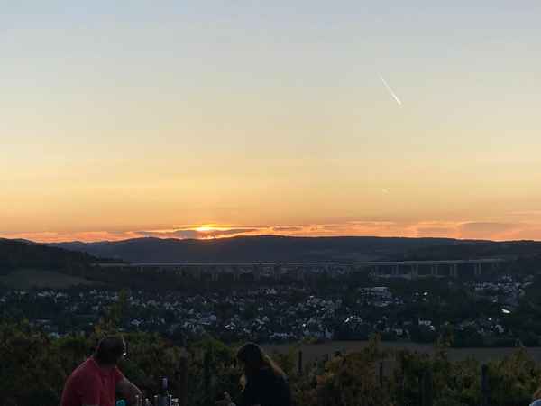 Sonnenuntergang im Herbst